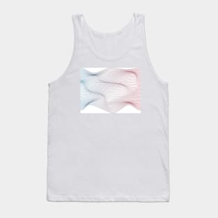 3D Wavy Lines | Geometry Tank Top